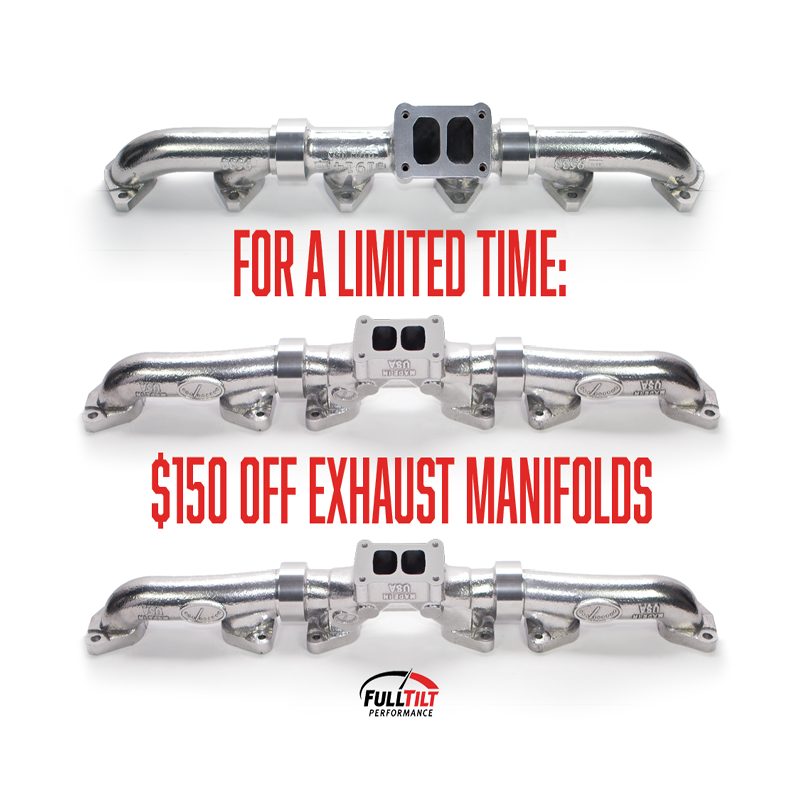 Get More Performance for Less: $150 Off Exhaust Manifolds