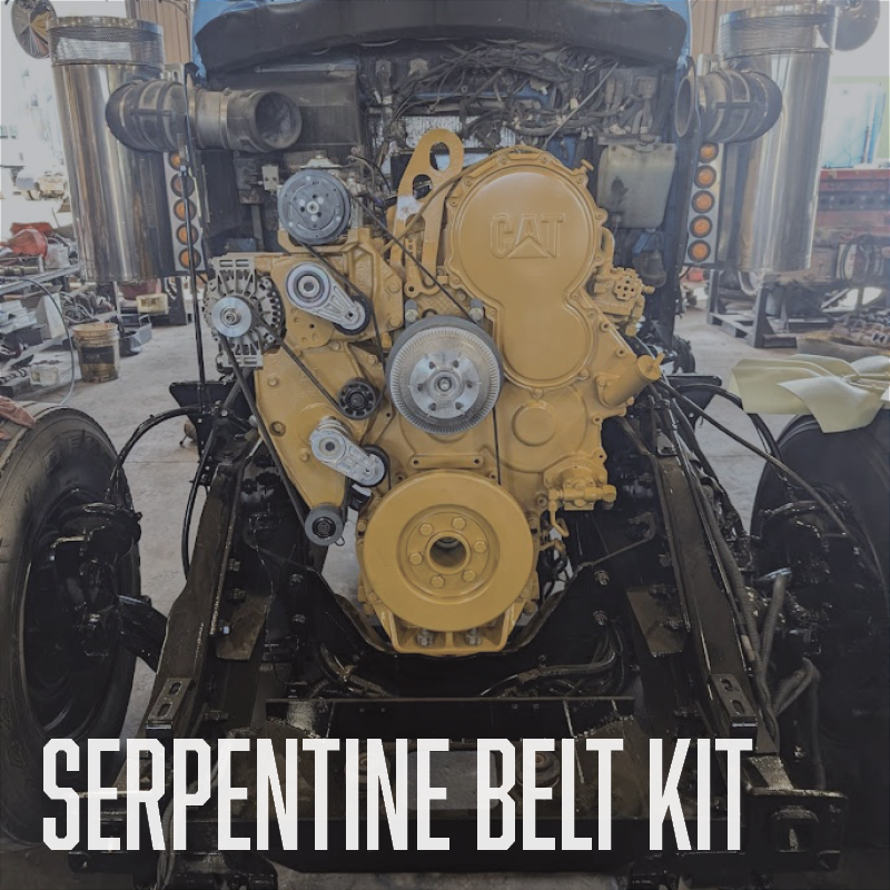 Cat C16 Belt Routing Upgrade Your Caterpillar C15 or 3406E with Our Serpentine Belt Convers