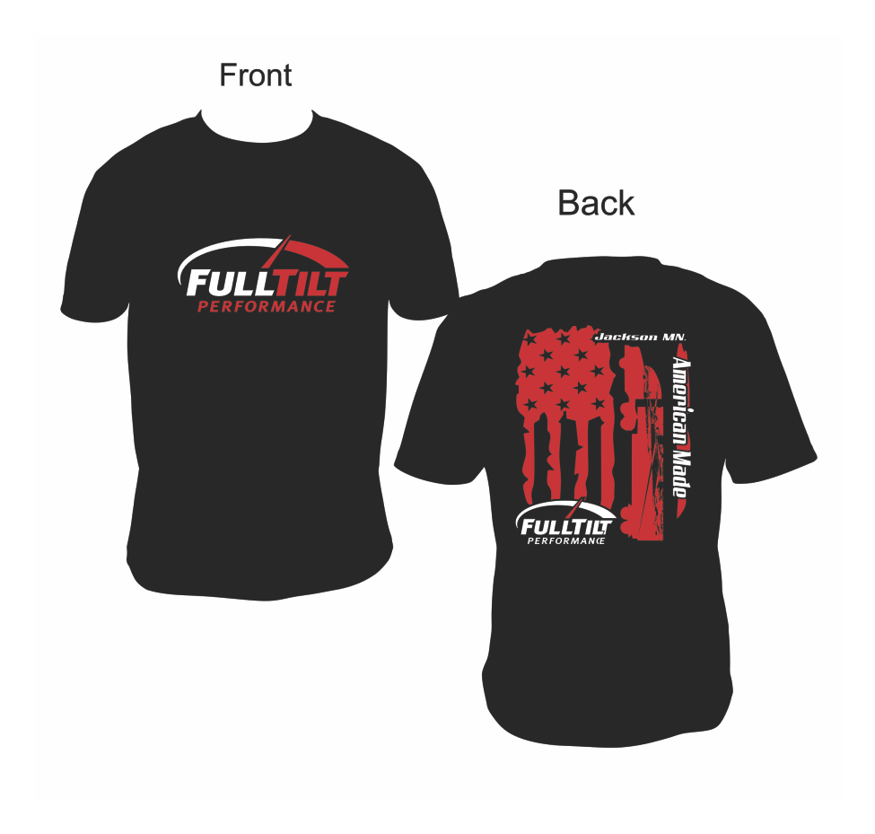 Full Tilt Performance Black Flag T-Shirt